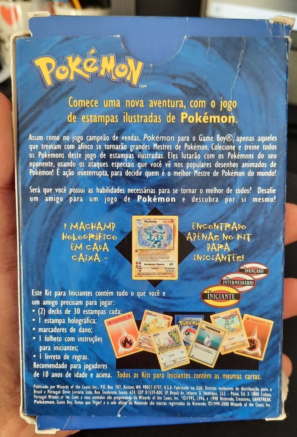 Pokemon - Starter Set 2 player - TCG 1999 - 1ª Edição PT