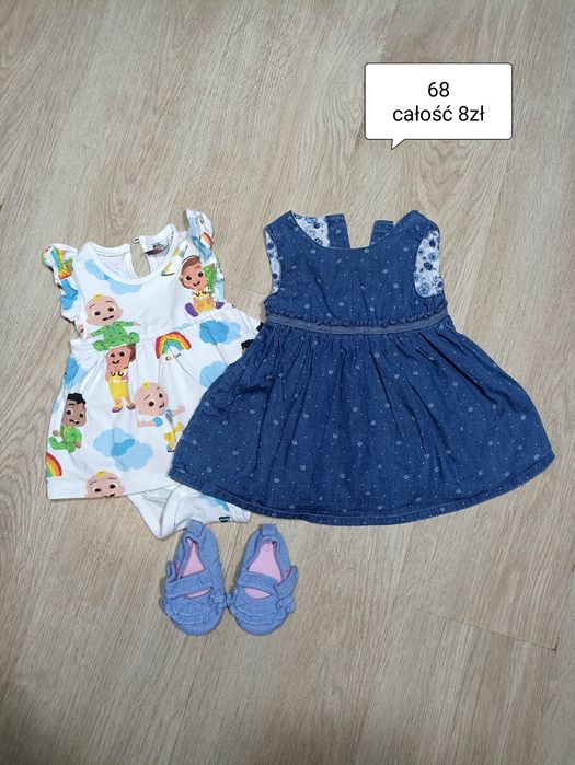 Sukienki rozmiar 68 + buciki