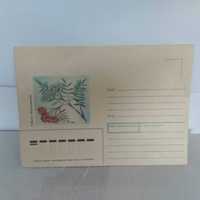 Поштовий конверт рисунок гілка рябина