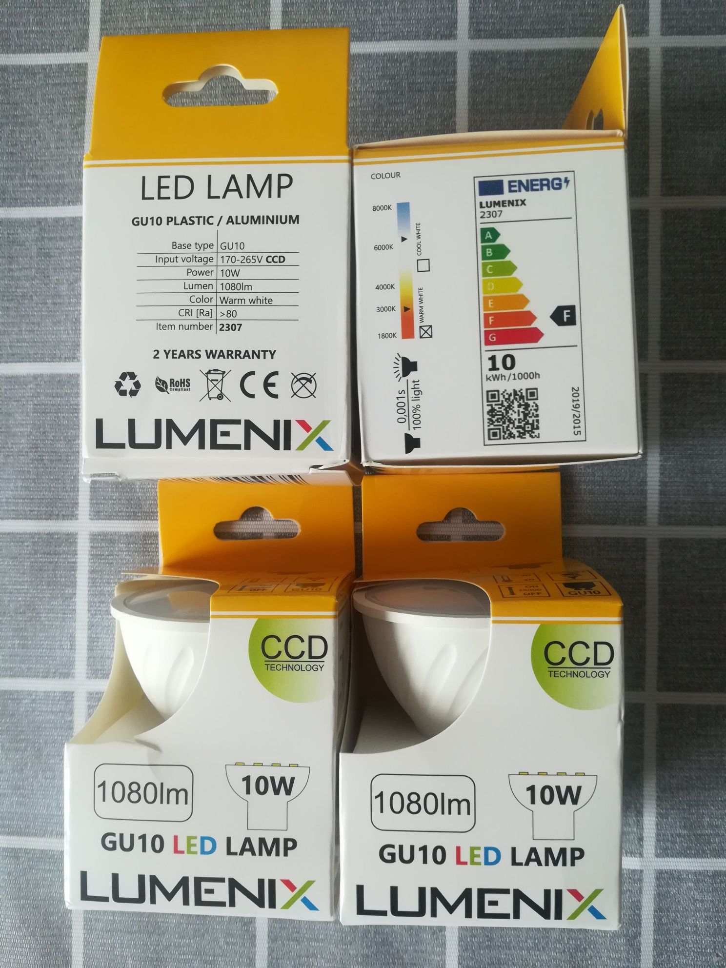 Żarówki GU 10 led 4 sztuki