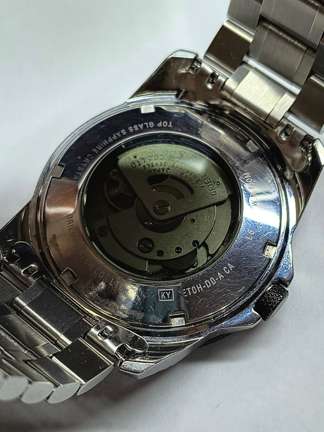 Orient automatic calendar sapphire с прозрачной крышкой