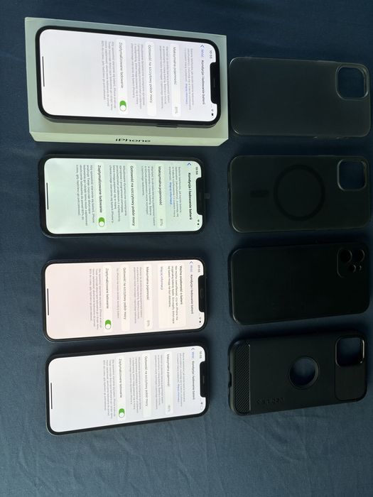 Iphone 12 niebieski, 256gb, 91% + inne