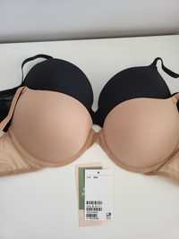 Biustonosze (2szt) h&m super push up  80A