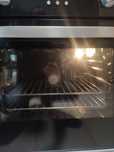 Forno Indesit a funcionar