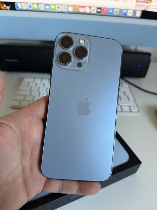 iPhone 13 Pro Max 128gb Sierra Blue Bateria 95% od nowości