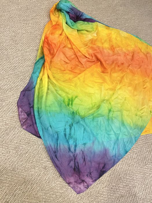 Véu colorido de ceda