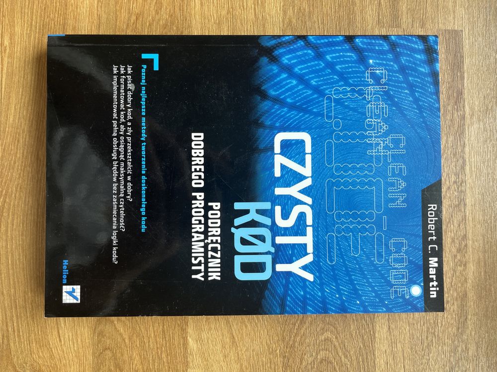 Podręcznik „Czysty Kod. Podręcznik dobrego programisty.”
