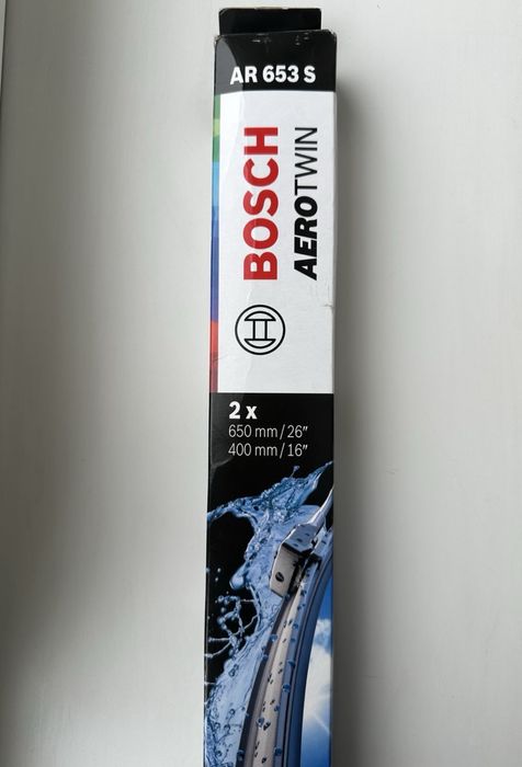 Склоочисники Bosch AeroTwin AR653S 650мм /400мм