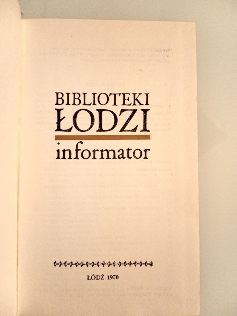 Biblioteki Łodzi informator