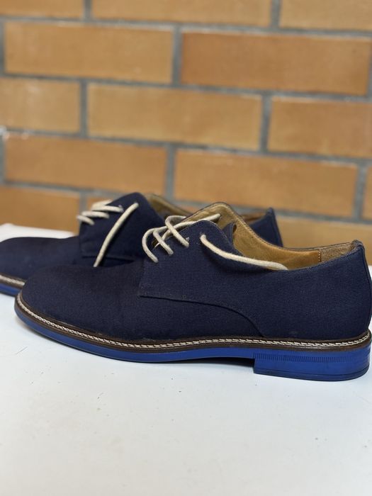 Sapatos Mango Man Derby Azul – Quase Novos