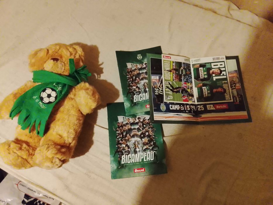 Caderneta de cromos / bicampeonato sporting