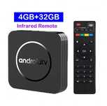 Android TV Box - SMART TV - Android 14 -WiFi- do TV - 4GB/32GB