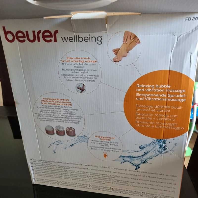 Beurer wellbeing foot spa