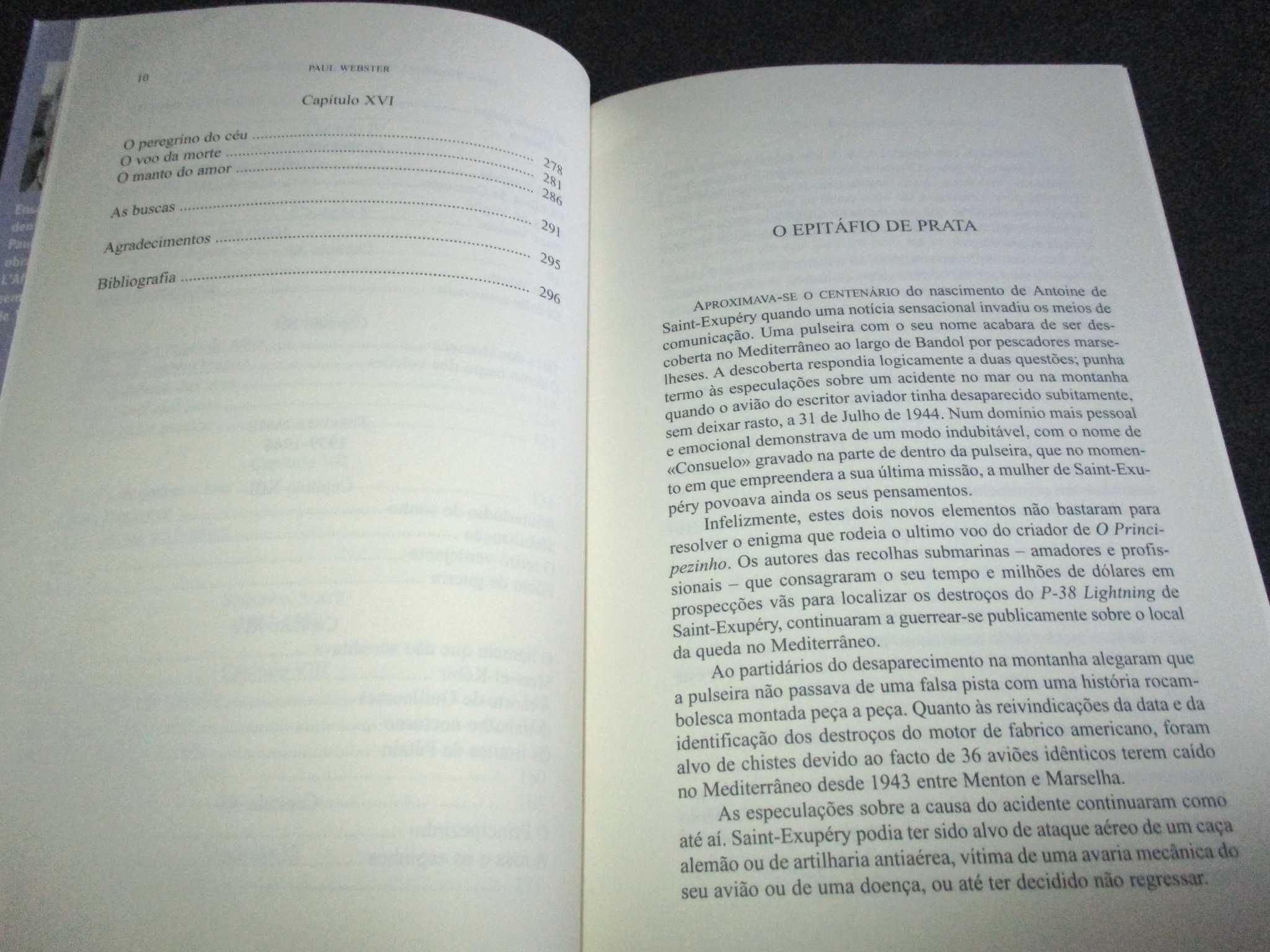 Livro Saint-Exupéry Vida e Morte do Principezinho