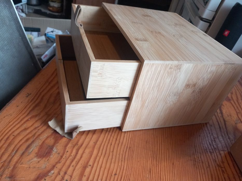 Organizer Biurowy z drewna Bambusowego 2 szt.  Opis !