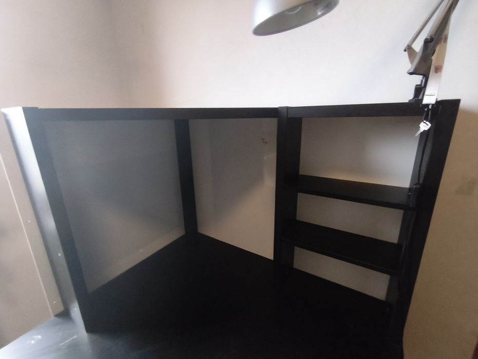 Biurko narożne z nadstawką IKEA