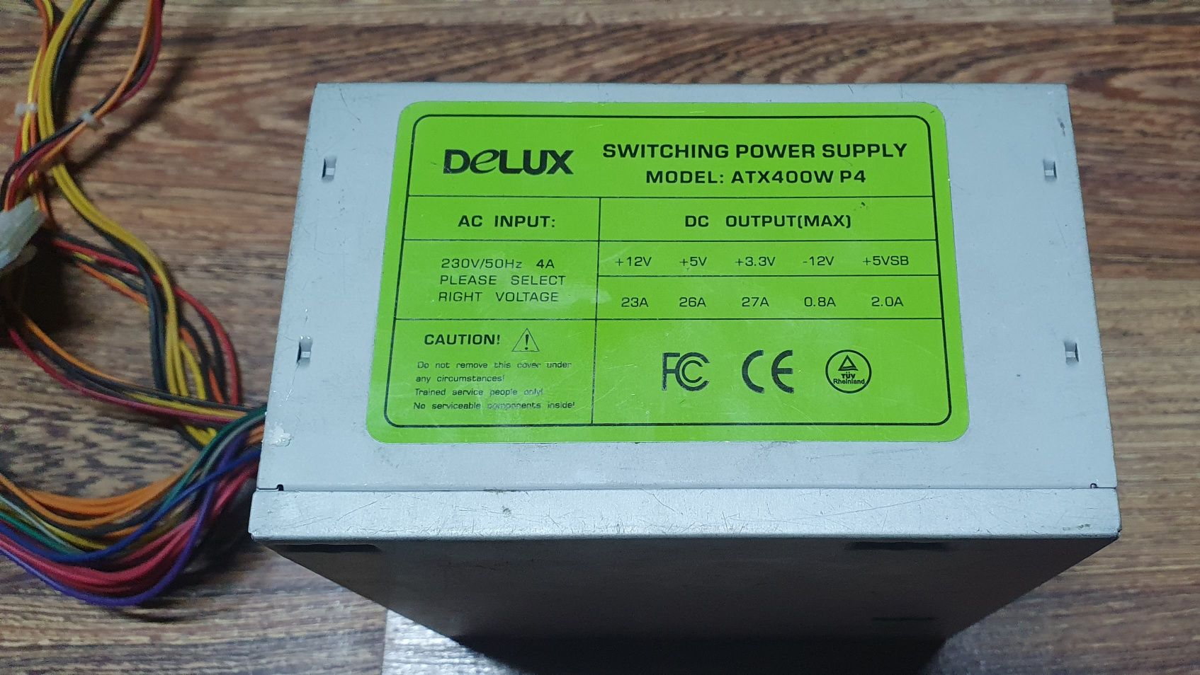 Блок живлення Delux ATX-400W 24pin