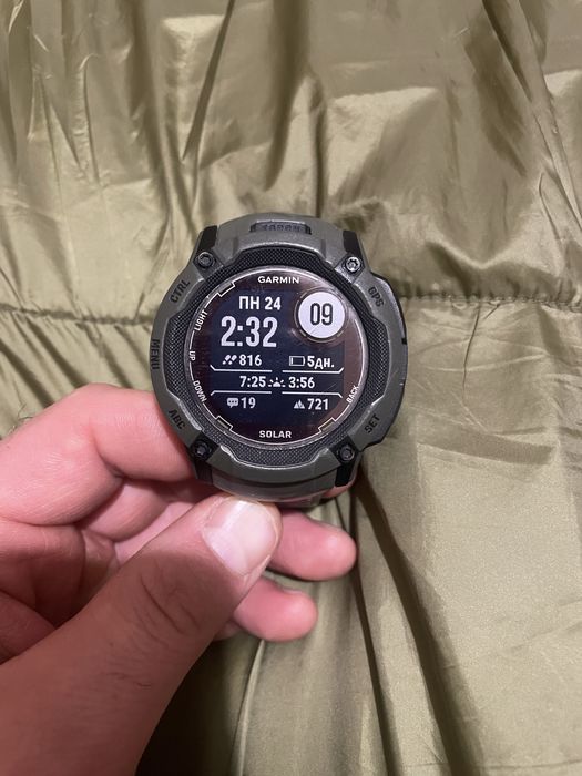 Годинник Garmin Instinct 2X Solar Moss