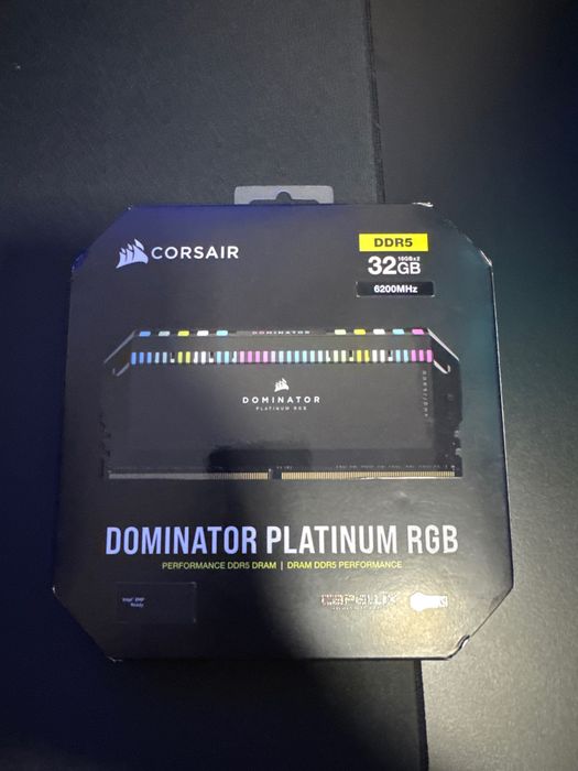 Memória RAM Corsair Dominator 2x16 6200mhz CL36