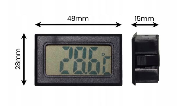 Цифровой термометр с ЖК дисплеем LCD