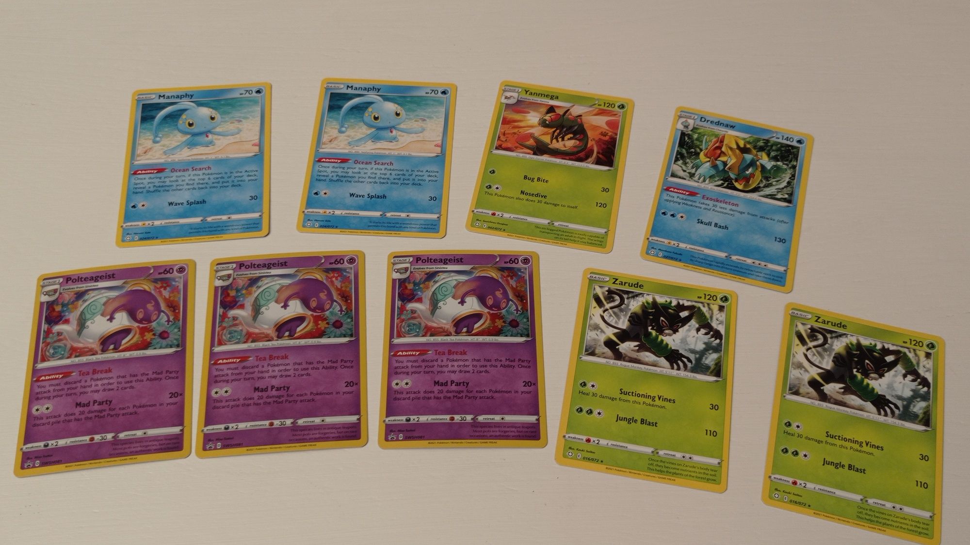 Karty Pokemon TCG bulk 484 kart!!! Holo i Indeedee V