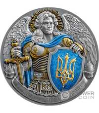 St Machael the Archangel Patron of Kyiv Ukraine 5 унцій Срібло монета