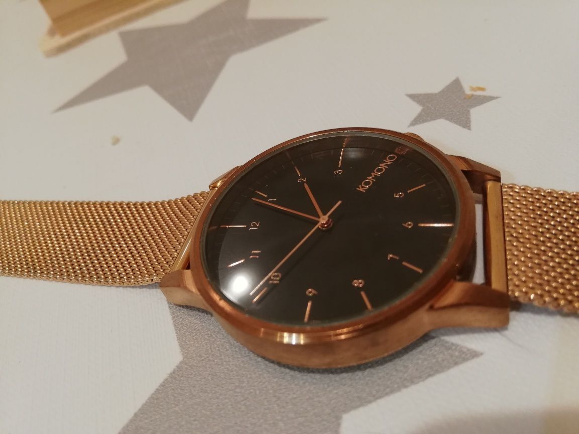 Relógio komono rose gold