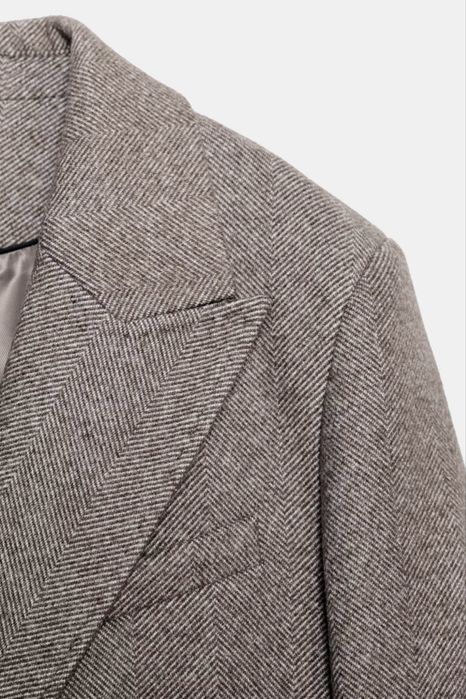 Блейзер Жакет у ялинку з підплічниками ZARA