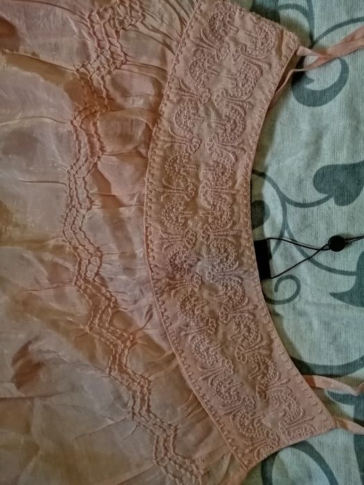 VILA _ nowa z metką! Bluzka Na ramiączkach Z haftem Wiskoza Bluzeczka