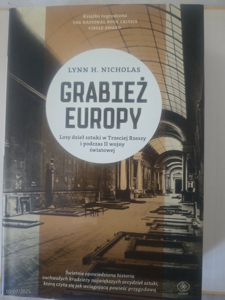 Grabież Europy - Lynn Nicholas - NOWA