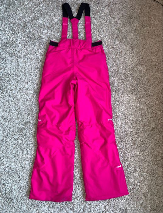 Теплые термо зимние штаны полукомбинезон decathlon 9-10 лет, р.134