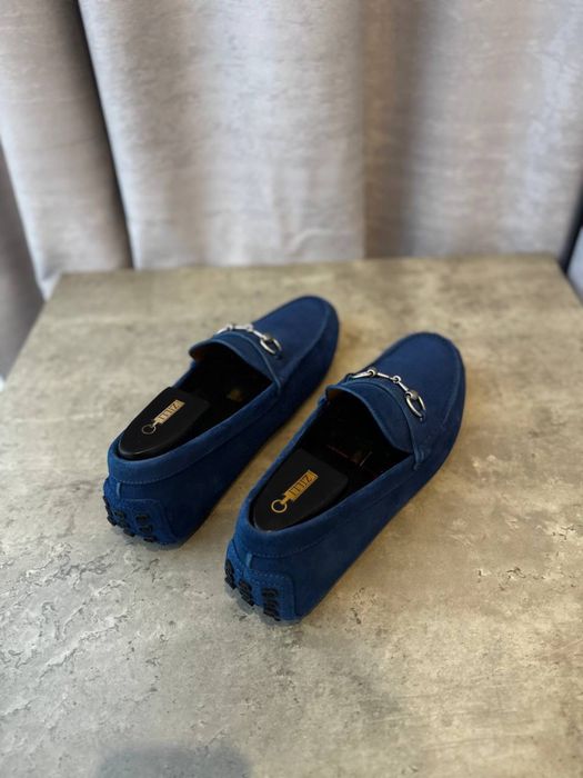 Замшевые мокасины Gucci ОРИГИНАЛ