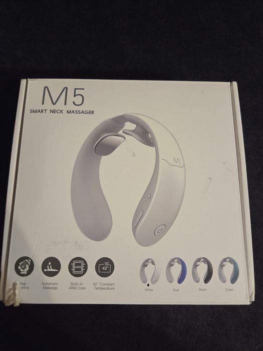 Masażer Szyi Karku Elektrostymulator Podgrzewany
BIAŁY M5 + PILOT
