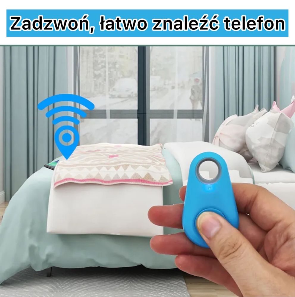 Lokalizator GPS Szybko znajduje rzeczy Bluetooth