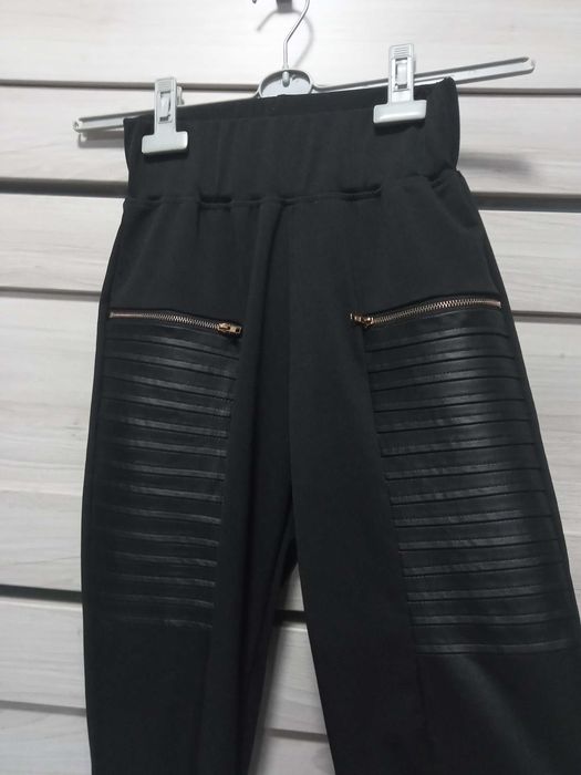 Czarne spodnie rozm. S