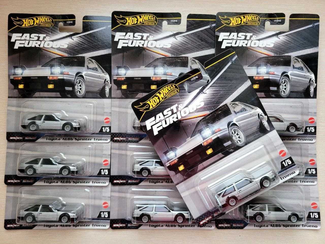 Hot Wheels Premium - Toyota AE86 Trueno FAST & FURIOUS / Форсаж