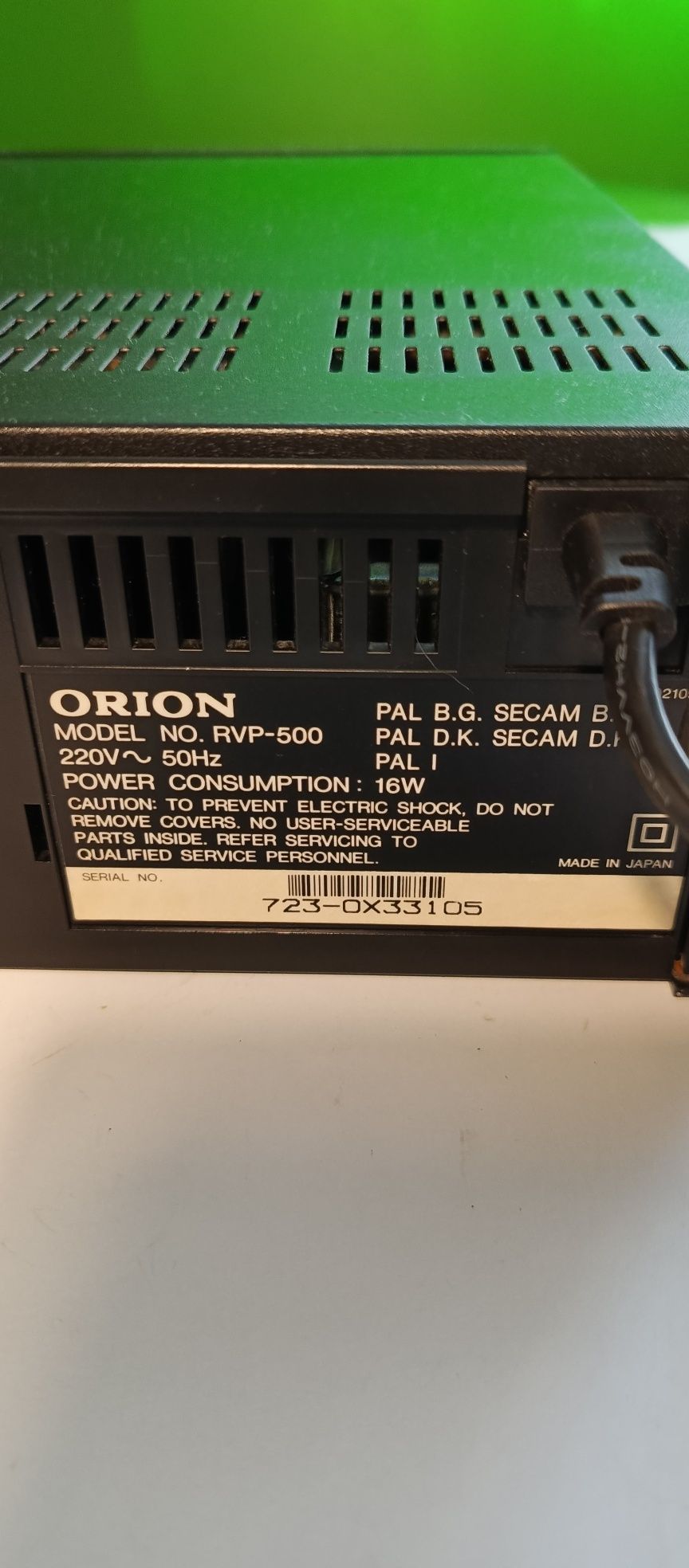 Odtwarzacz kaset video Orion do ogarnięcia.
