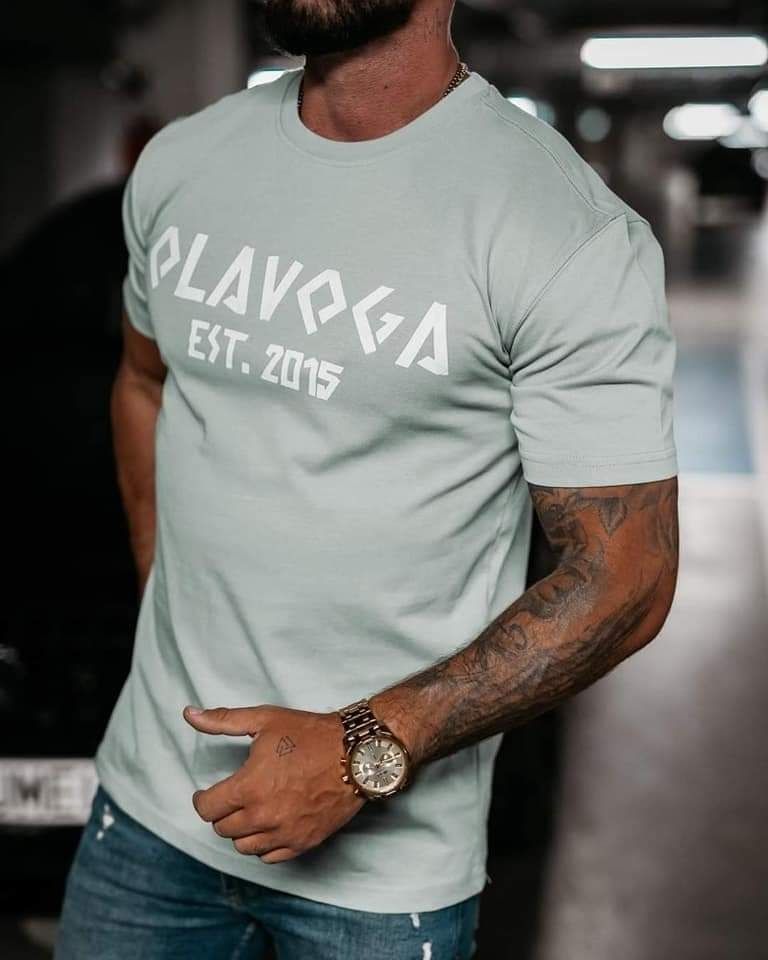 T-SHIRT Meski Olavoga GRECOS MEN BIAŁY czarny beżowy szary M L XL