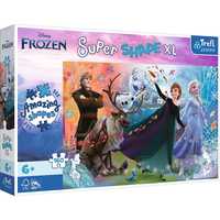Trefl Puzzle Super Shape XL 160 el. Kraina Lodu Odkryj Świat Frozen