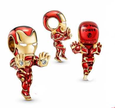PANDORA Charms Iron Man, Marvel, Avengers MET/ kolekcja 2022