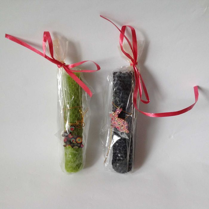 Свеча подарочная 2 шт (свечи, свечки с кроликом, зайчиком, новые)