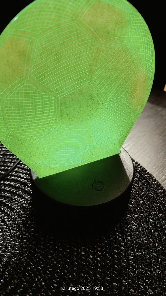 Lampka 3d piłka nożna
