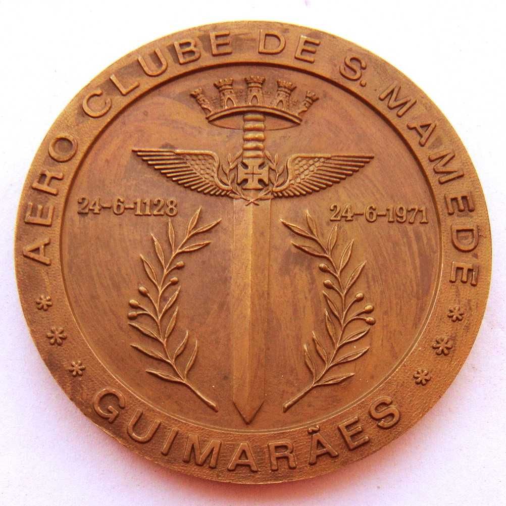 Medalha de Bronze Aero Clube de S. Mamede Guimarães Castelo 1971
