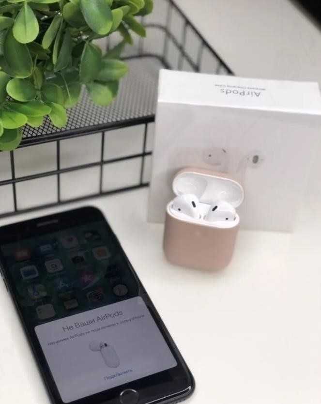 Навушники AirPods 2 1в1 Full якість 2023 + чохол