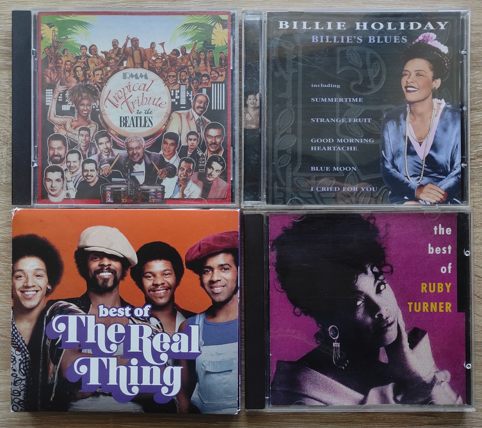 Фирменные CD Beatles, Billie Holiday, The Real Thing,Ruby Turner,Битлз