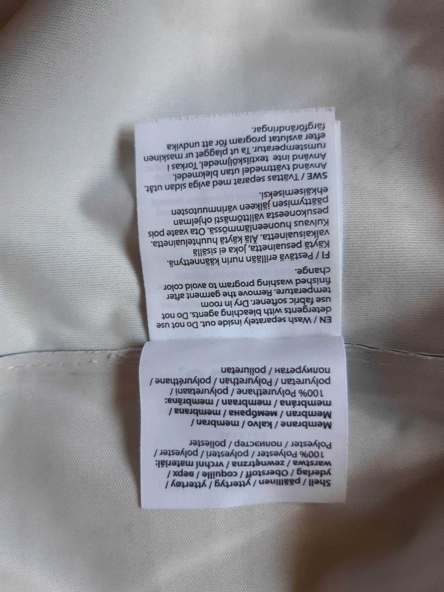 Kurtka jesienna wiosenna przejściowa przeciwdeszczowa Reima