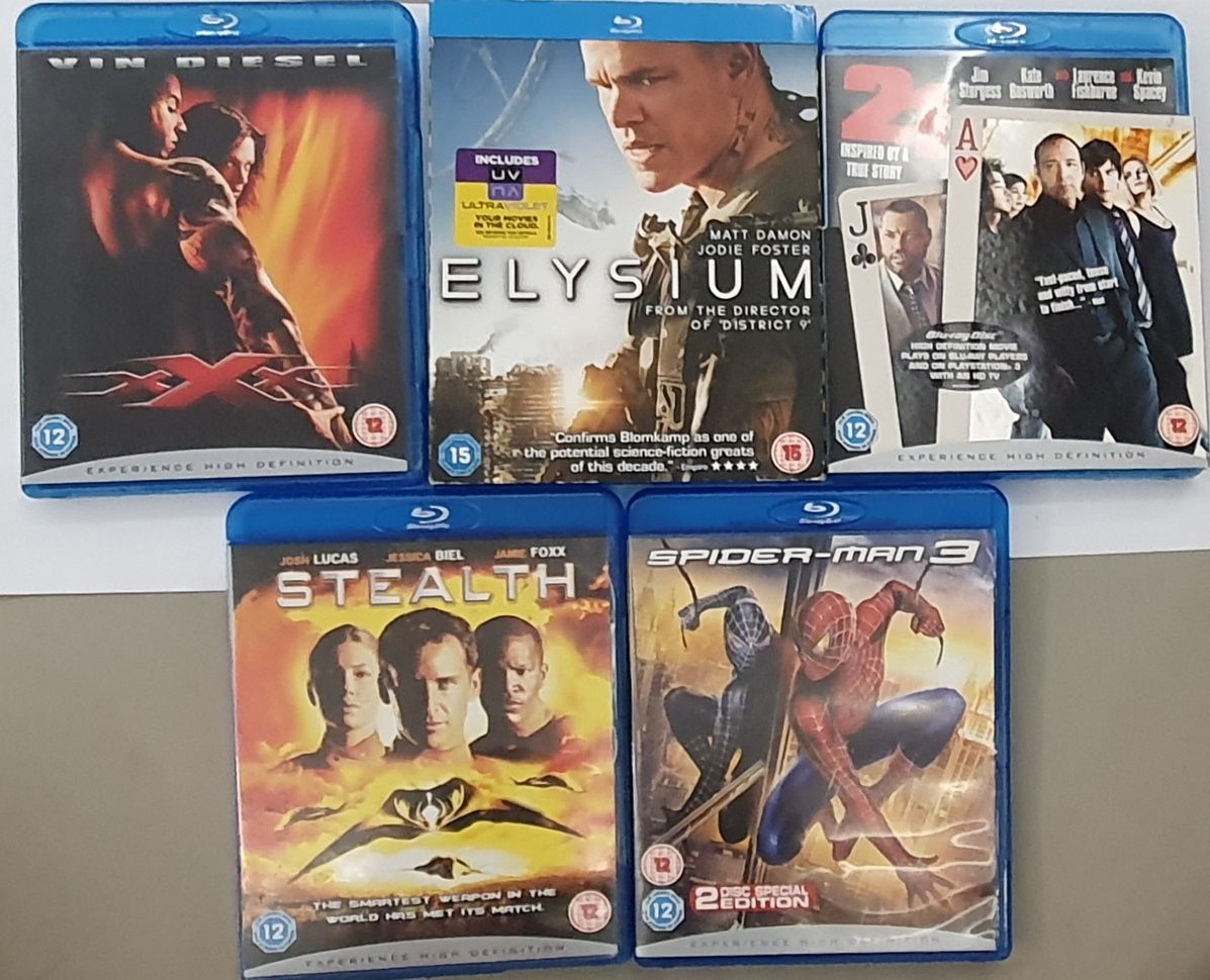 Zestaw 5 filmów Blu-ray lektor I napisy PL *