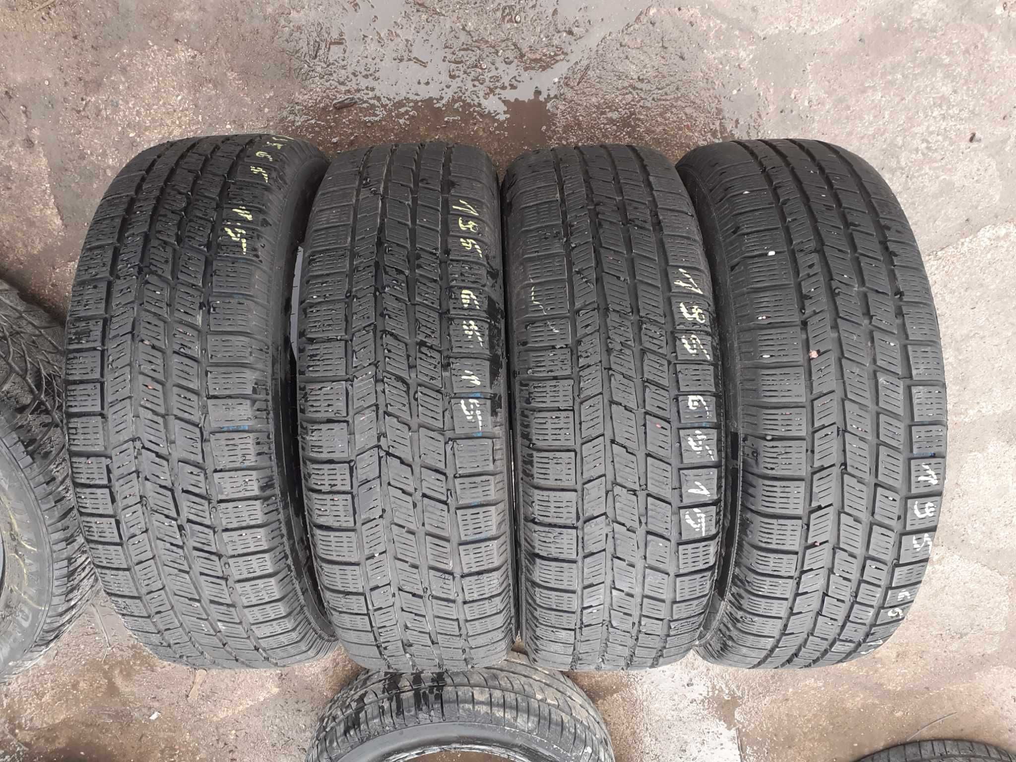 4x używane opony zimowe 195/65 R15 Pirelli 4.5mm - możliwy montaż