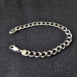 Srebrna Bransoletka Pancerka 8mm Pełne Srebro 21cm Unisex 13,5 gram