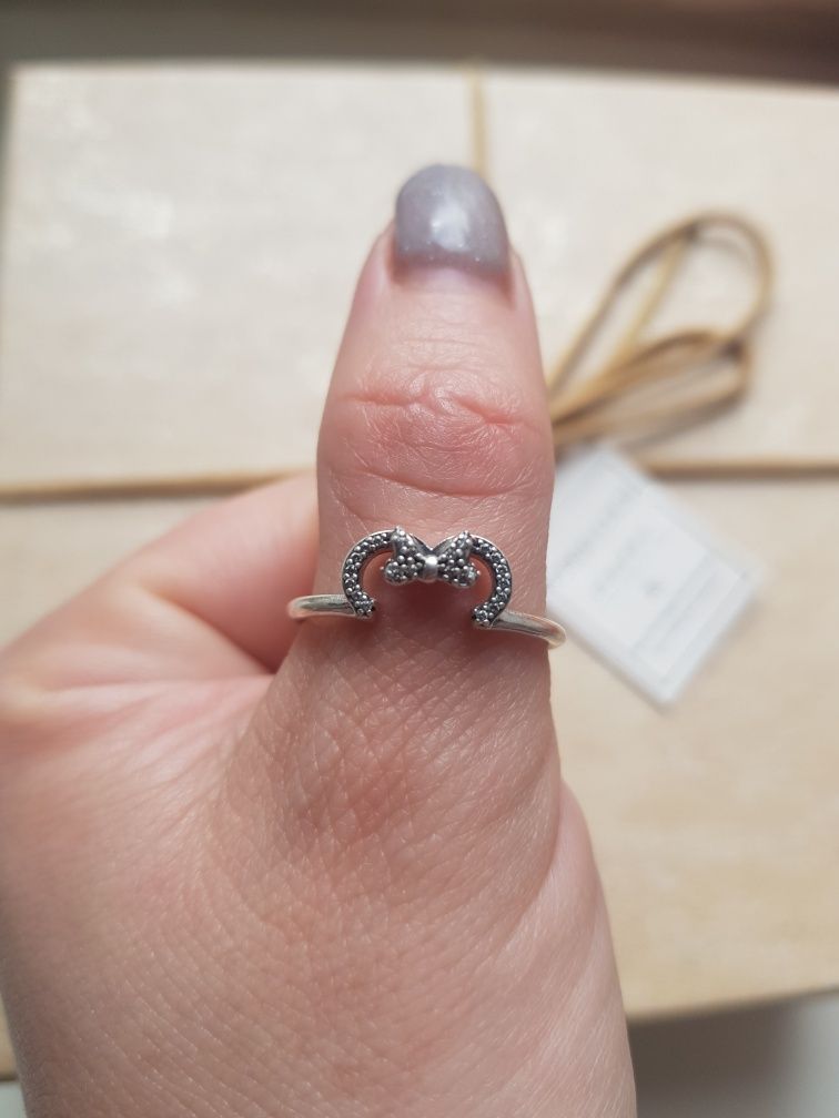 Кольцо Pandora Minnie Disney серебро 925 проба